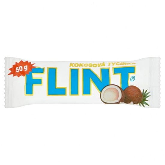 FLINT Kokosová tyčinka v bielej poleve 35 × 50 g