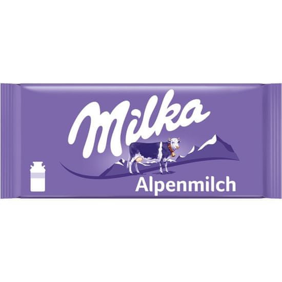 MILKA Alpine Milk 24× 100 g