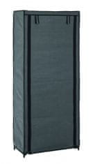 Mørtens Furniture Botník Preston, 142 cm, sivá/čierna