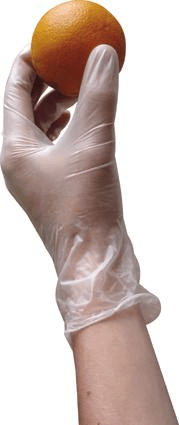 TORO Gumové rukavice veľ. S 100 ks, biele