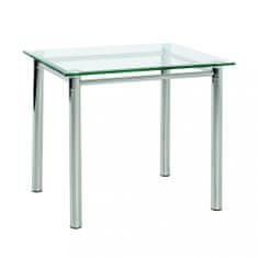 Mørtens Furniture Konferenčný stolík Embu, 60 cm, číre sklo