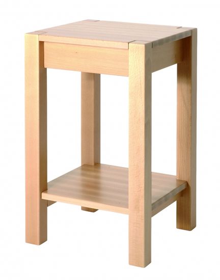 Mørtens Furniture Konferenčný stolík Lendon, 60 cm, buk