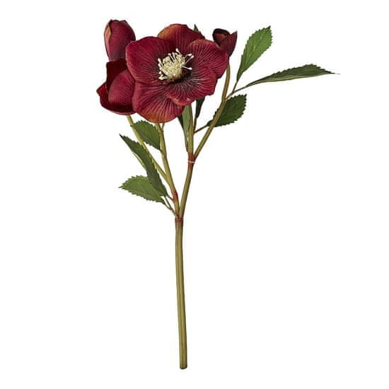 Lene Bjerre Červená dekoračné kvetina FLORA 30 cm