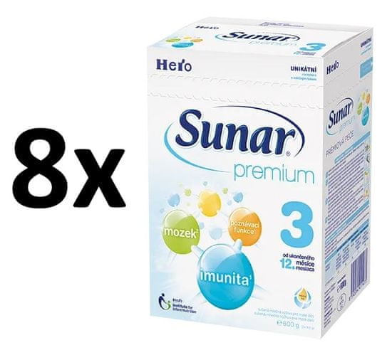 Sunar Premium 3, 8x600g