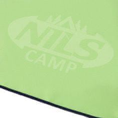 NILLS CAMP rýchloschnúci uterák z mikrovlákna NCR11, zelená/čierna