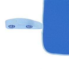 NILLS CAMP rýchloschnúci uterák z mikrovlákna NCR12, modrý