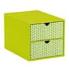 Rössler Úložný box , 2 šuflíky, zelená