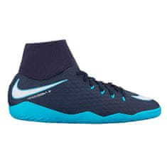 Nike HYPERVENOMX PHELON 3 DF IC, FOOTBALL / SOCCER | OBSIDIAN / WHITE-GAMMA BLUE-glace | US 11 | EU 45