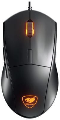 herná myš Cougar Minos XT, čierna (3MMXTWOB.0001) drôtová 4 000 DPI tlačidlá RGB