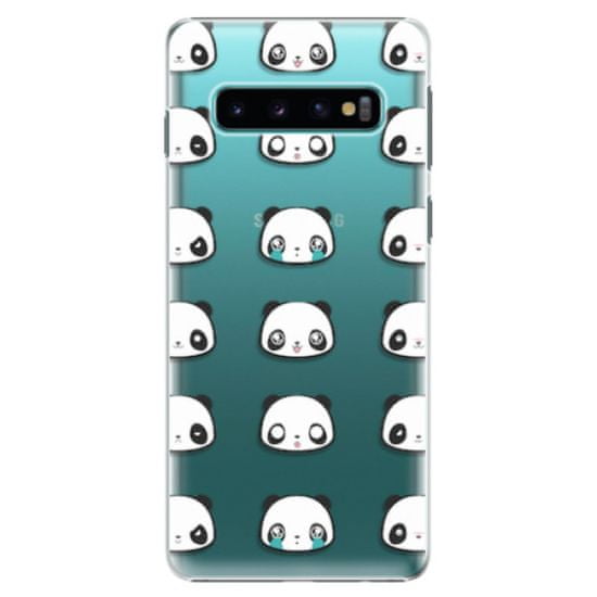 iSaprio Plastový kryt - Panda pattern 01 pre SAMSUNG GALAXY S10