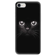 iSaprio Silikónové puzdro - Black Cat pre Apple iPhone 7 / 8