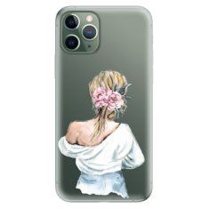 iSaprio Silikónové puzdro - Girl with flowers pre Apple iPhone 11 Pro