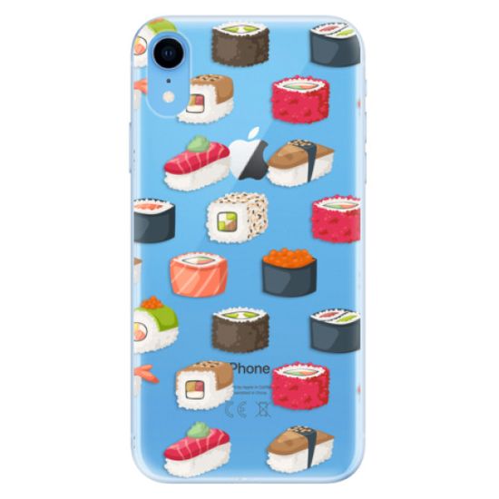 iSaprio Silikónové puzdro - Sushi Pattern pre Apple iPhone XR