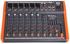 IBIZA SOUND MX801 Ibiza Sound analógový mix. pult