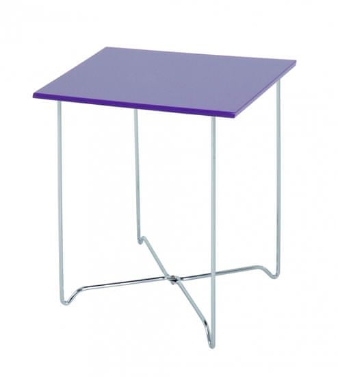 Mørtens Furniture Konferenčný stolík Nash, 51 cm, fialová
