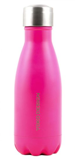 Yoko Design termo fľaša, 260 ml, ružová