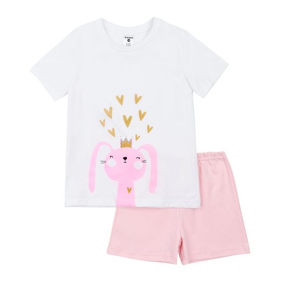 Garnamama dievčenské pyžamo s potlačou svietiacou v tme Neon Summer