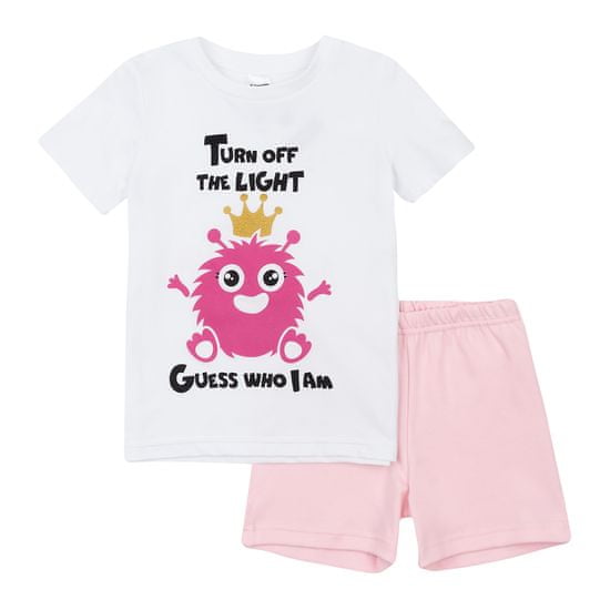 Garnamama dievčenské pyžamo s potlačou svietiacou v tme Neon Summer