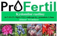 ProFertil ProFertil Kyslomilné rastliny 16-7-15+4MgO 5-6M hnojivo (10kg)