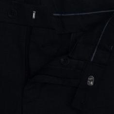 Vidaxl Pánske oblekové nohavice, čierne, veľkosť 52