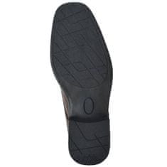 Vidaxl Pánske šnurovacie topánky, hnedé, veľkosť 45, PU koža