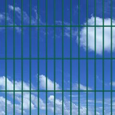 Vidaxl 2D plotové panely, 2,008 x 2,23 m, 22 m, zelené