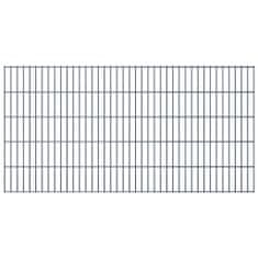Vidaxl 2D plotové panely, 2,008 x 1,03 m, 4 m, sivé