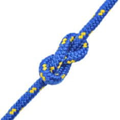 Vidaxl Lodné polypropylénové lano 16 mm 250 m modré