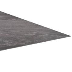 Vidaxl Samolepiace podlahové dosky 20 ks PVC 1,86 m2 čierny vzor