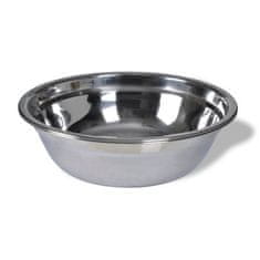 Vidaxl Nastaviteľný podnos s 2 miskami na kŕmenie psa, 1,6l z nerezovej ocele