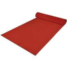 Vidaxl Červený koberec - 1 x 5 m, extra ťažký 400 g/m2