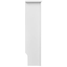 Vidaxl Kryt na radiátor z MDF, biely, 172 cm