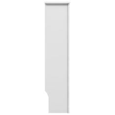Vidaxl Kryt na radiátor, biely 112x19x81,5 cm, MDF