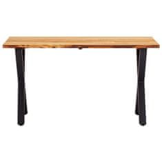 Vidaxl Jedálenský stôl 140x80x75 cm dubový masív