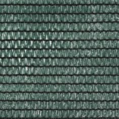 Vidaxl Zástena na tenisový kurt, HDPE 1x25 m, zelená