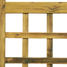 Vidaxl 5-panelový paraván masívne akáciové drevo 200x170 cm