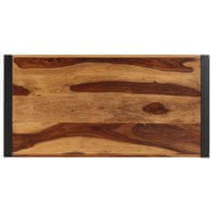 Vidaxl Jedálenský stôl zo sheeshamového dreva 120x60x76 cm