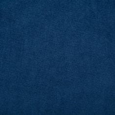 Vidaxl 3-miestna pohovka Chesterfield, zamat 199x75x72 cm, modrá