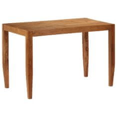 Vidaxl Jedálenský stôl hnedý 120x60x78 cm akáciový masív