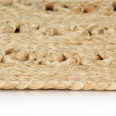 Petromila vidaXL Ručne vyrobený koberec z pletenej juty 210 cm