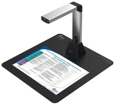 Stolný skener a kamera v jednom Iriscan Desk 5, skenuje, natáča, video, rozpoznávanie textu, rýchle skenovanie bezkontaktné, oprava obrazu, Windows, Mac