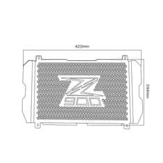SEFIS kryt chladiča Kawasaki Z900 2017-2023