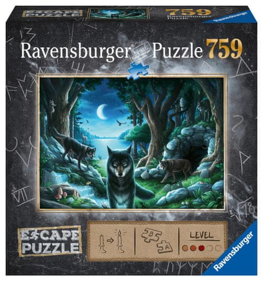 Ravensburger Puzzle Exit Puzzle: Vlk 759 dielikov