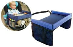 CoolCeny Detský stolček nielen do auta - Vaše dieťa bude mať všetko po ruke. - Modrá
