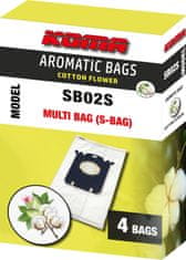 KOMA SB02S AROMATIC BAGS COTTON FLOWER - Electrolux Multi Bag, 4ks