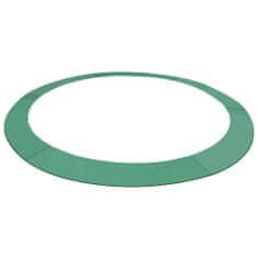 Petromila vidaXL Ochranný kryt PE zelený na 15 stôp/4,57 m kruhovú trampolínu