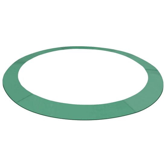 Petromila vidaXL Ochranný kryt na kruhovú trampolínu 3,66 m zelený PE
