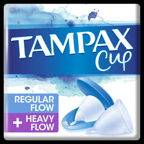 Tampax Menštruačný Kalíšok Multipack Normal Flow + Heavy Flow 2ks
