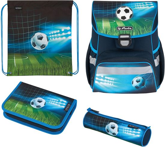 Herlitz Školská taška Loop Fotbal - vybavená