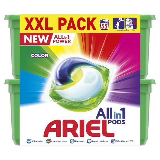 Ariel All-in-1 Color Kapsule na pranie 55 ks